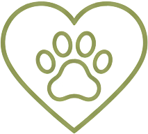 Paw and Heart Icon